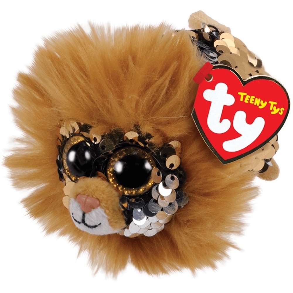 TY Flippables | Sequin ‘Regal’ lion keychain